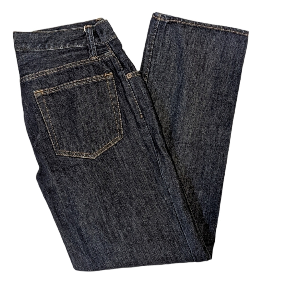 Gap Straight Fit Jeans Size 30 Dark Blue Wash